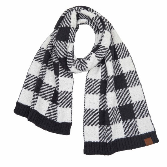 CC 25 Newest Design Scarf 200 CM In White Black Beige Cashmere 292964
